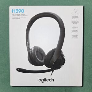 Logitech H390 USB Headset in Black